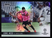 Lionel Messi 2020-21 Stadium Club Chrome UEFA Champions League Refractors #1 at PristineAuction.com