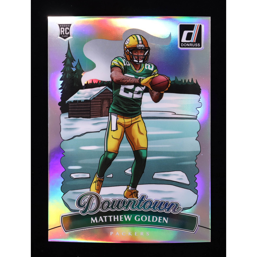 Matthew Golden 2025 Donruss Downtown! Oversize #18 RC at PristineAuction.com