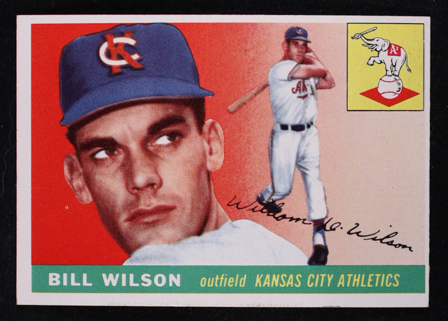 Bill Wilson 1955 Topps #86 at PristineAuction.com Bill Wilson 1955 Topps #86 at PristineAuction.com