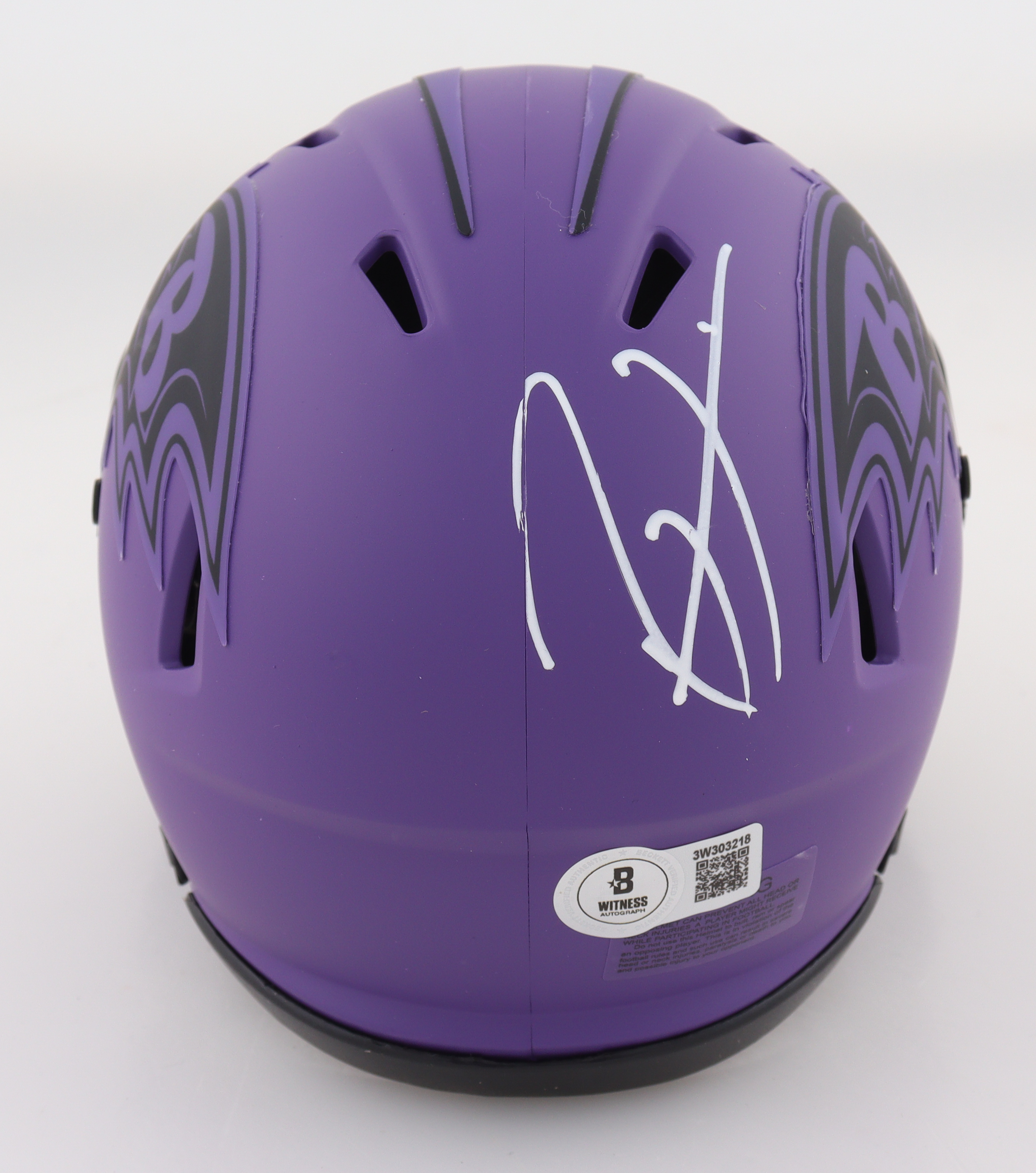 Ray Lewis Signed Ravens Rave Alternate Speed Mini Helmet (Beckett) at PristineAuction.com Ray Lewis Signed Ravens Rave Alternate Speed Mini Helmet (Beckett) at PristineAuction.com