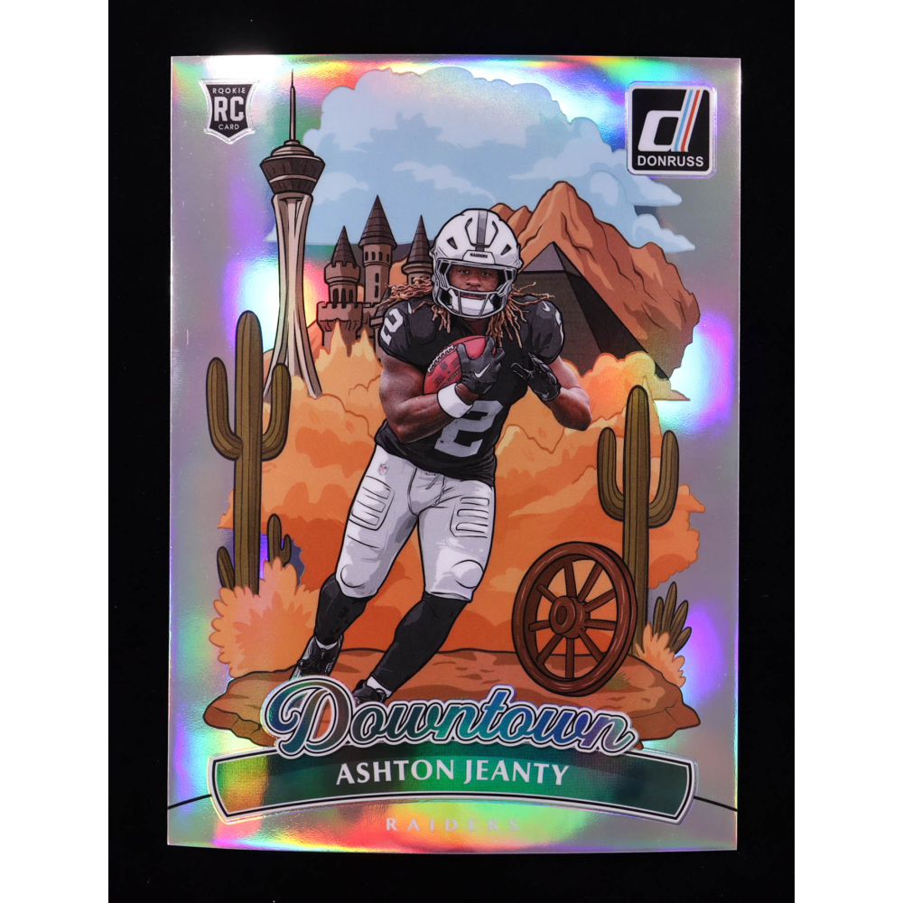 Ashton Jeanty 2025 Donruss Downtown! Oversize #11 RC at PristineAuction.com