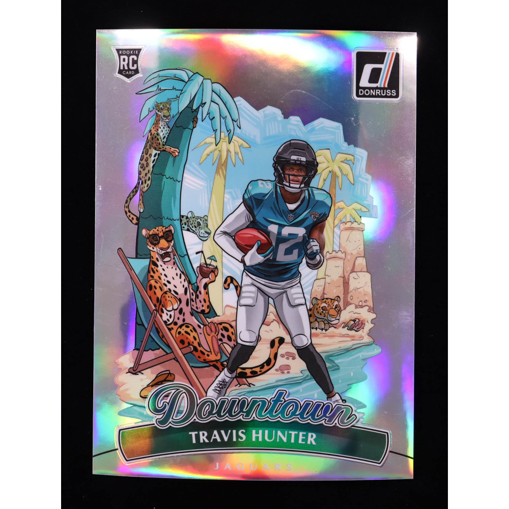 Travis Hunter 2025 Donruss Downtown! Oversize #13 RC at PristineAuction.com