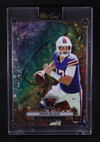Josh Allen 2024 Wild Card 7 Card Studs Rainbow Disco #P7CGSJA3 #1/1 at PristineAuction.com