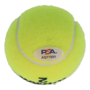 Novak Djokovic Signed Tennis Ball (PSA) at PristineAuction.com Novak Djokovic Signed Tennis Ball (PSA) at PristineAuction.com