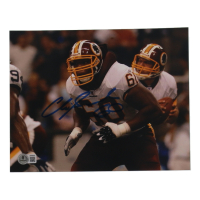 Chris Samuels Signed Redskins 8x10 Photo (Beckett) at PristineAuction.com