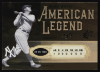 Babe Ruth 2008 SPx Babe Ruth American Legend #BR68 #1/1 at PristineAuction.com