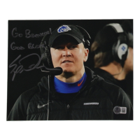 Spencer Danielson Signed Broncos 8x10 Photo Inscribed "Go Broncos!" & "God Bless!" (Beckett) at PristineAuction.com