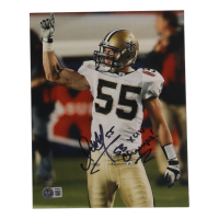 Scott Fujita Signed Saints 8x10 Photo Inscribed "SB XLIV Champs!" (Beckett) at PristineAuction.com