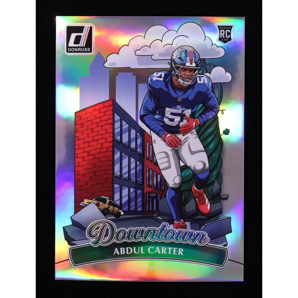Abdul Carter 2025 Donruss Downtown! Oversize #20 RC at PristineAuction.com