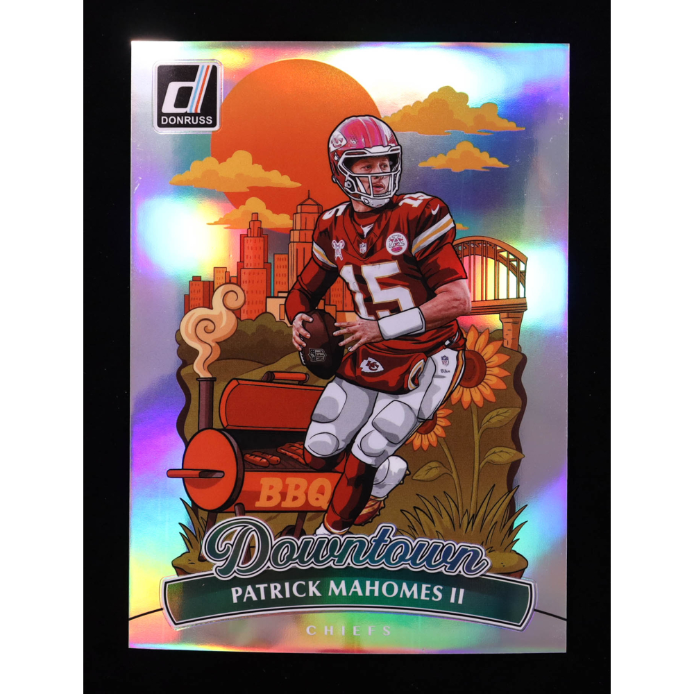 Patrick Mahomes 2025 Donruss Downtown! Oversize #8 at PristineAuction.com