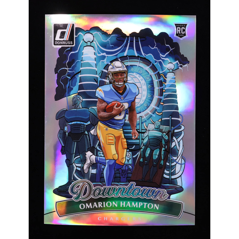 Omarion Hampton 2025 Donruss Downtown! Oversize #16 RC at PristineAuction.com