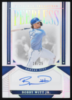 Bobby Witt Jr. 2024 Panini National Treasures Peerless Signatures Holo Silver #5 #16/25 at PristineAuction.com
