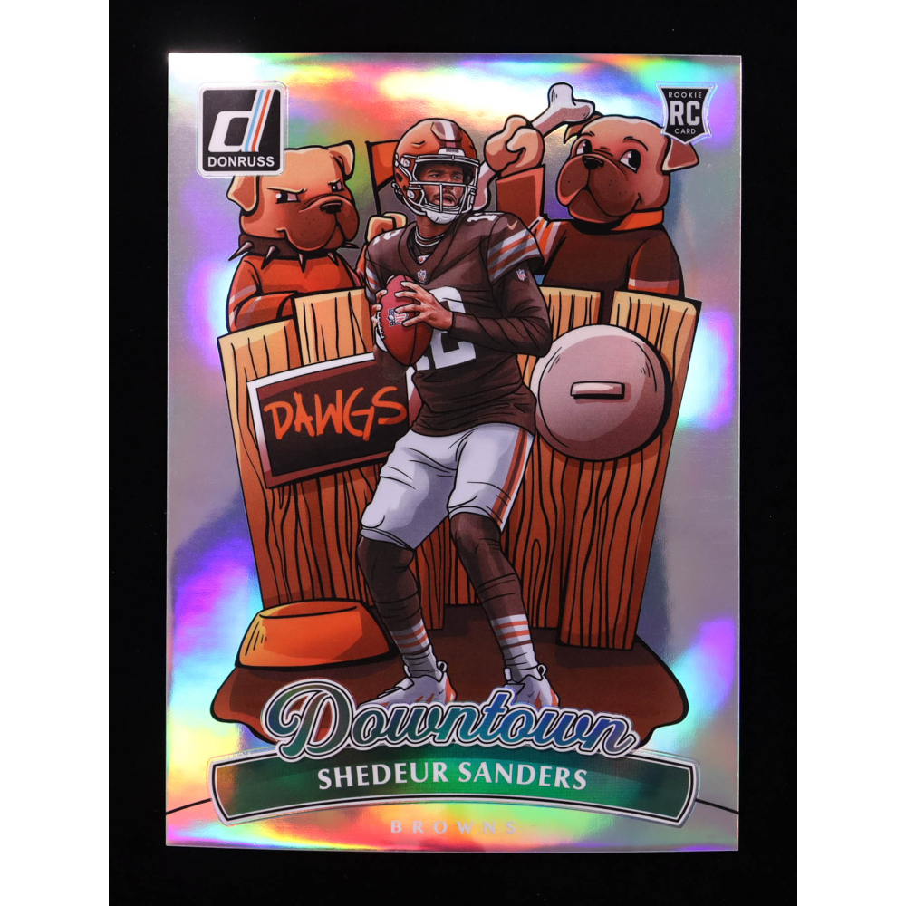 Shedeur Sanders 2025 Donruss Downtown! Oversize #17 RC at PristineAuction.com