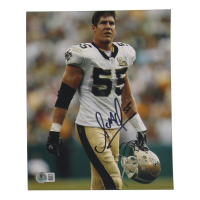 Scott Fujita Signed Saints 8x10 Photo (Beckett) at PristineAuction.com