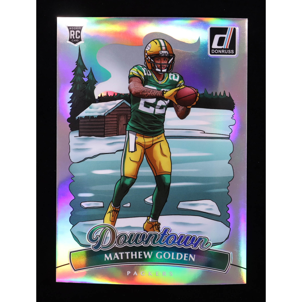 Matthew Golden 2025 Donruss Downtown! Oversize #18 RC at PristineAuction.com