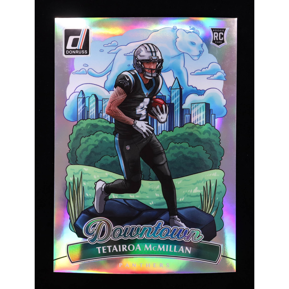 Tetairoa McMillan 2025 Donruss Downtown! Oversize #15 RC at PristineAuction.com