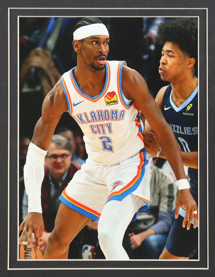 Shai Gilgeous-Alexander Signed Custom Framed Jersey Display with NBA Finals Pin & Conference Pin (JSA) at PristineAuction.com Shai Gilgeous-Alexander Signed Custom Framed Jersey Display with NBA Finals Pin & Conference Pin (JSA) at PristineAuction.com