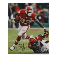 Larry Johnson Signed Chiefs 8x10 Photo (Beckett) at PristineAuction.com