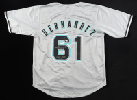 Livan Hernandez Signed Jersey Inscribed "MVP 1997 WS" (JSA) at PristineAuction.com