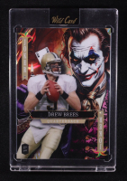 Drew Brees 2025 Wild Card Jokers Wild Lava #SDJWMDBNd04 #1/1 at PristineAuction.com