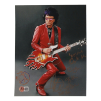 Jim Peterik Signed 8x10 Photo with Inscription & Hand-Drawn Sketch (Beckett) at PristineAuction.com