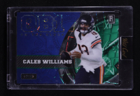 Caleb Williams 2023 Wild Card QB1 On the Clock Blue and Green Lazer #CW4 RC #13/15 at PristineAuction.com