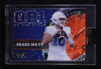 Drake Maye 2023 Wild Card QB1 On the Clock Blue and Orange Sparkle #DM2 RC #08/15 at PristineAuction.com