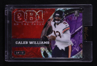 Caleb Williams 2023 Wild Card QB1 On the Clock Red and Purple Cross Hatch #CW4 RC #04/15 at PristineAuction.com