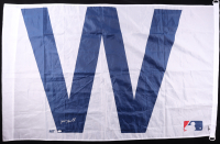 Kyle Hendricks Signed Cubs "Fly The W" Flag (JSA) at PristineAuction.com