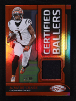 Ja'Marr Chase 2025 Certified Certified Ballers Jerseys Mirror Orange #8 #24/99 at PristineAuction.com
