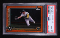 JJ Bleday 2025 Topps Chrome Logofractor Orange Refractors #183 #24/25 (PSA 10) at PristineAuction.com