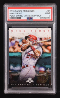 Mike Trout 2016 Diamond Kings Post Swing Artist's Proof #91 (PSA 9) at PristineAuction.com