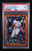 Vladimir Guerrero Jr. 2025 Topps Chrome Orange RayWave Refractors #259 #1/25 (PSA 9) at PristineAuction.com