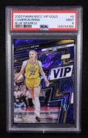 Cameron Brink 2025 Panini National Convention VIP Gold Packs Blue Sparkle #9 #9/75 (PSA 9) at PristineAuction.com
