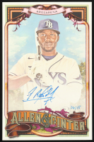 Randy Arozarena 2022 Topps Allen and Ginter Box Topper Jumbo Autographs #BARA #06 / 15 at PristineAuction.com
