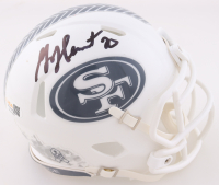 Garrison Hearst Signed 49ers Salute To Service Alternate Speed Mini Helmet (JSA) at PristineAuction.com