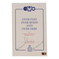 James Goodson, Steve Pisanos & Bob Wehmen Signed "Over-Paid, Over-Sexed, And Over Here" Bookplate (AIV) at PristineAuction.com