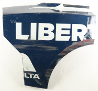 William Byron Race-Used 2024 Bristol Motor Speedway 1 #24 Liberty University Partial Right Rear Quarter Panel Car Piece (Hendrick Motorsports) at PristineAuction.com