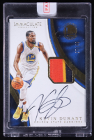 Kevin Durant 2016-17 Immaculate Collection Patch Autographs Game-Worn #59 #27/40 at PristineAuction.com