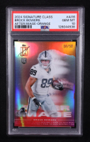 Brock Bowers 2024 Topps Signature Class After Image Orange #AI16 #8/50 RC (PSA 10) at PristineAuction.com