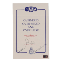 James Goodson, Steve Pisanos & Bob Wehmen Signed "Over-Paid, Over-Sexed, And Over Here" Bookplate (AIV) at PristineAuction.com