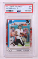 Michael Penix Jr. 2024 Clearly Donruss #59 RR RC (PSA 9) at PristineAuction.com