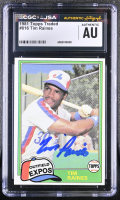 Tim Raines Signed 1981 Topps Traded #816 (CGC) at PristineAuction.com