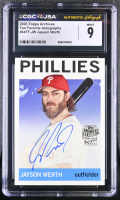 Jayson Werth Signed 2023 Topps Archives Fan Favorite Autographs #64FF-JW (CGC 9) at PristineAuction.com