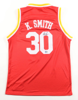 Kenny Smith Signed Rockets Mitchell & Ness Authentic Jersey (Beckett) at PristineAuction.com