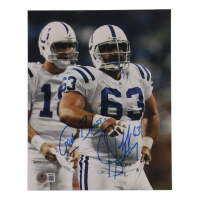 Jeff Saturday Signed Colts 8x10 Photo Inscribed "God Bless!" (Beckett) at PristineAuction.com