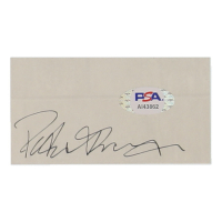 Peter Frampton Signed 2x3.5 Cut (PSA) at PristineAuction.com