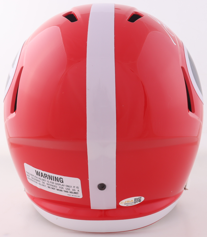 Garrison Hearst Signed Georgia Bulldogs Full-Size Speed Helmet Inscribed "92 SEC POY", "CHOF 26" & "92 All American" (JSA) at PristineAuction.com Garrison Hearst Signed Georgia Bulldogs Full-Size Speed Helmet Inscribed "92 SEC POY", "CHOF 26" & "92 All American" (JSA) at PristineAuction.com