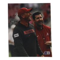 Kalen DeBoer Signed Alabama Crimson Tide 8x10 Photo Inscribed "Roll Tide!" (Beckett) at PristineAuction.com