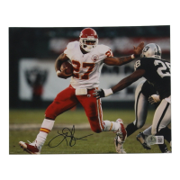 Larry Johnson Signed Chiefs 8x10 Photo (Beckett) at PristineAuction.com